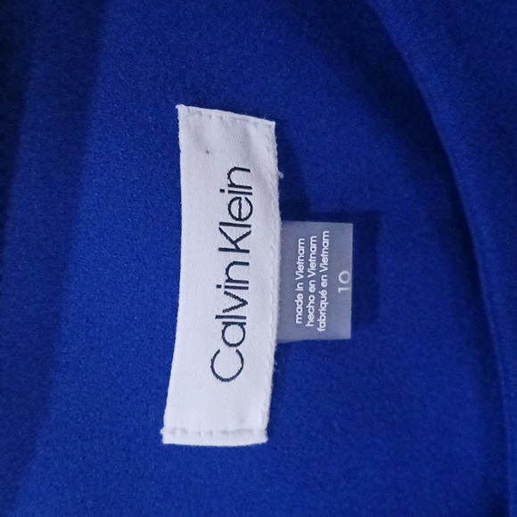 Blue Calvin Klein dress structured - Picture 2 of 3